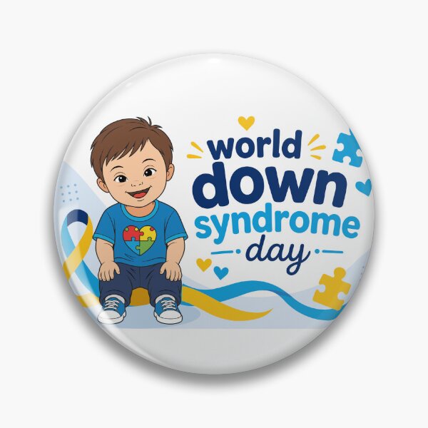 Item preview, World down syndrome day illustration designed and sold by JrNergal.