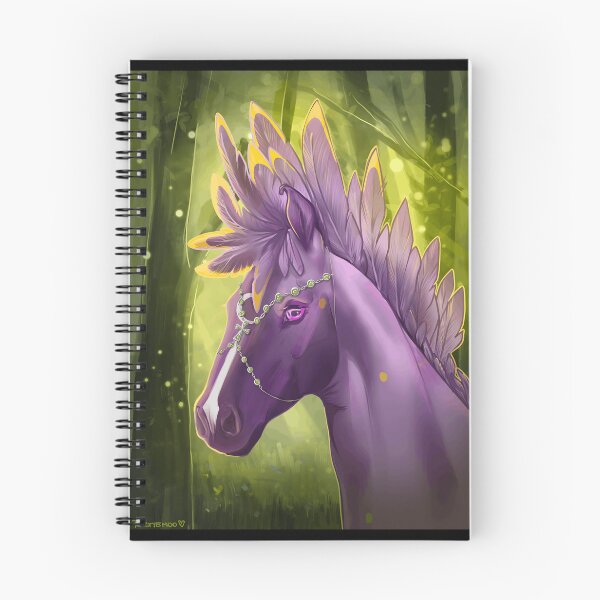 Item preview, Majestic Purple Horse with Feathers and Sparkle designed and sold by Baby-Care.