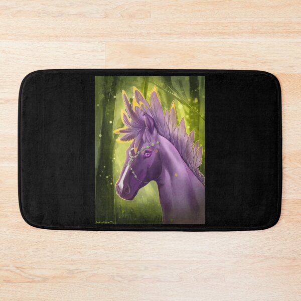 Item preview, Majestic Purple Horse with Feathers and Sparkle designed and sold by Baby-Care.