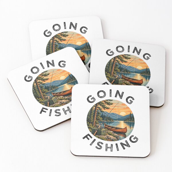 Item preview, Going Fishing (with Black Lettering) designed and sold by VelvetRoom.