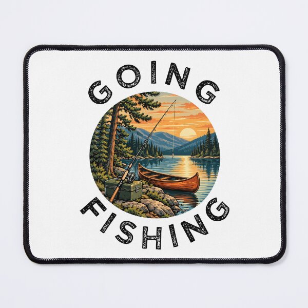 Item preview, Going Fishing (with Black Lettering) designed and sold by VelvetRoom.