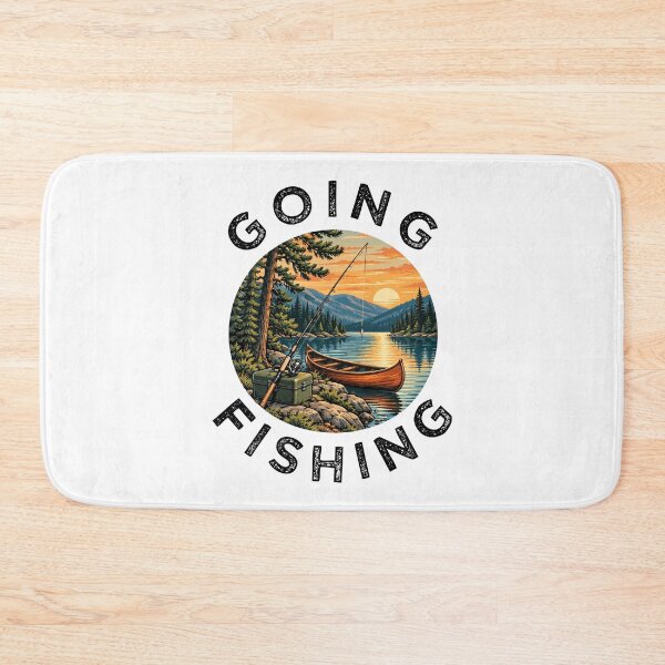 Item preview, Going Fishing (with Black Lettering) designed and sold by VelvetRoom.