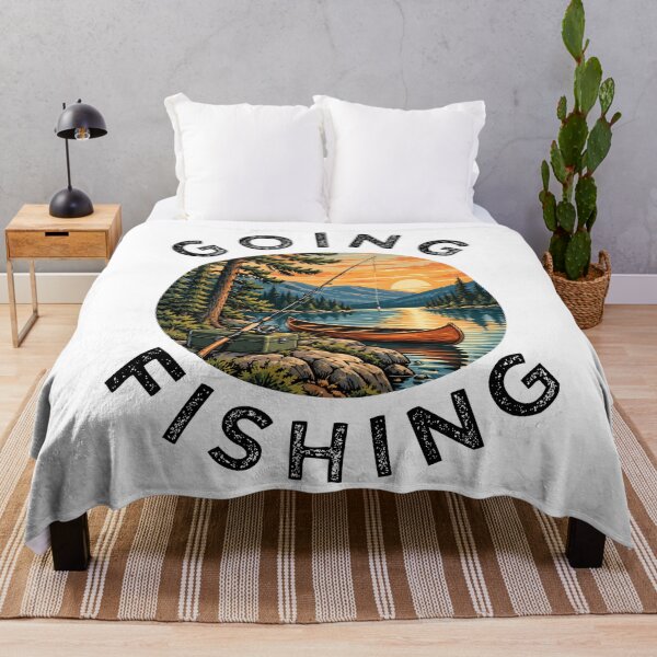 Item preview, Going Fishing (with Black Lettering) designed and sold by VelvetRoom.