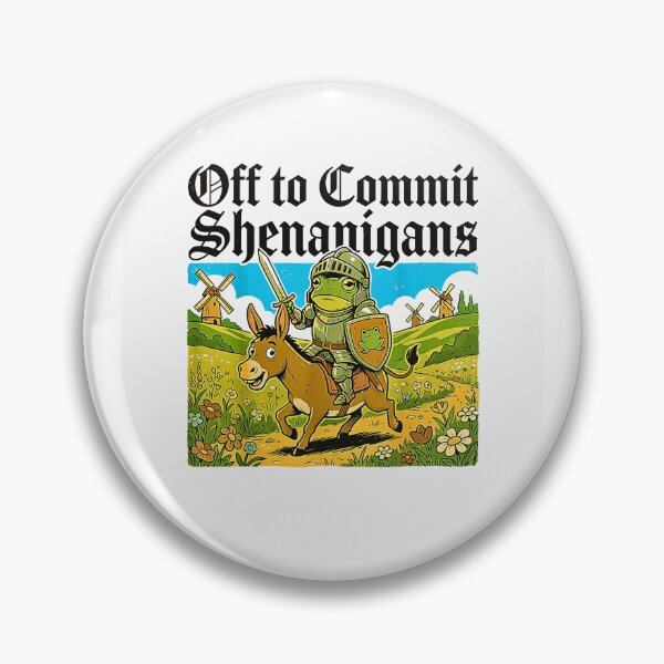 Item preview, Off to Commit Shenanigans – Medieval Adventure Frog Warrior designed and sold by Byhergawaa.