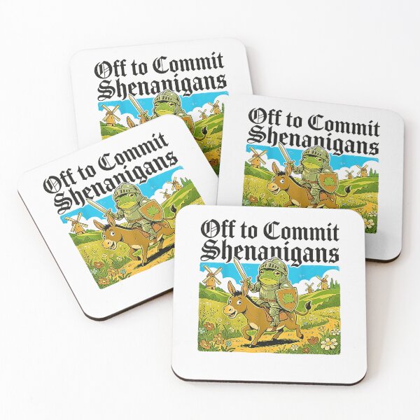 Item preview, Off to Commit Shenanigans – Medieval Adventure Frog Warrior designed and sold by Byhergawaa.