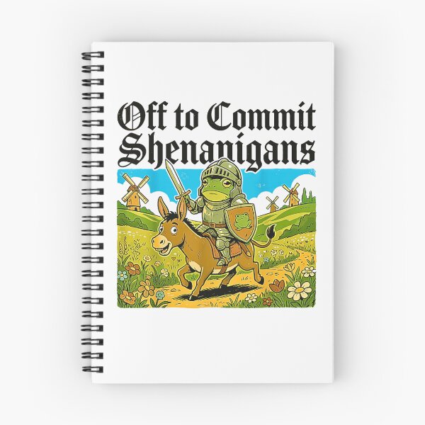 Item preview, Off to Commit Shenanigans – Medieval Adventure Frog Warrior designed and sold by Byhergawaa.