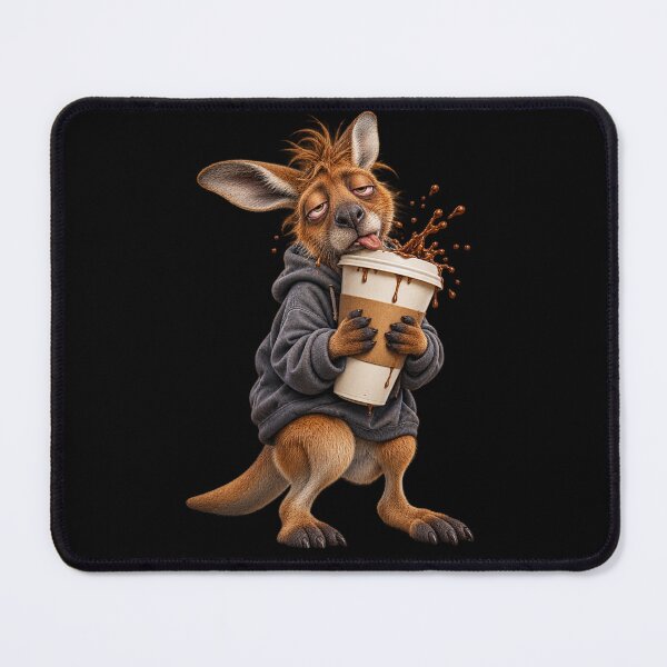 Item preview, Wired Kanga: Caffeine Overload Kangaroo Hoodie designed and sold by Maclaw200d.
