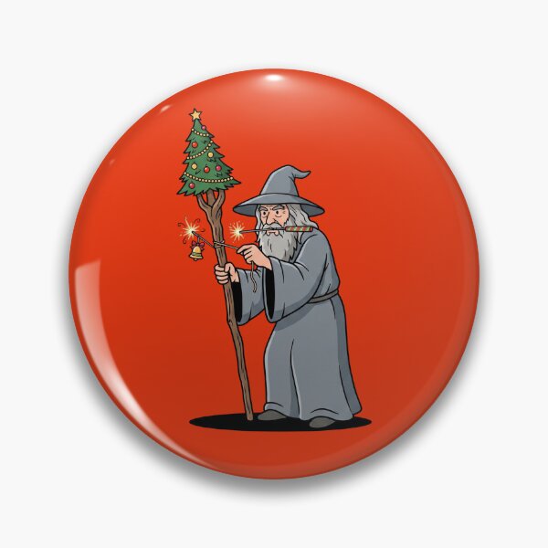 Item preview, Old Wizard Lighting The Christmas Tree designed and sold by Rare By Hero.