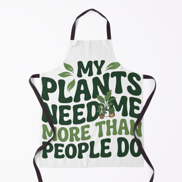 Item preview, My Plants Need Me More Than People Do Funny Introvert Plant Mom Graphic designed and sold by mood-draftsman.