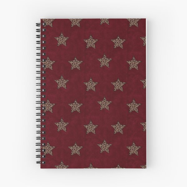 Item preview, Red Velvet Leopard Stars designed and sold by Mochi Doodle.