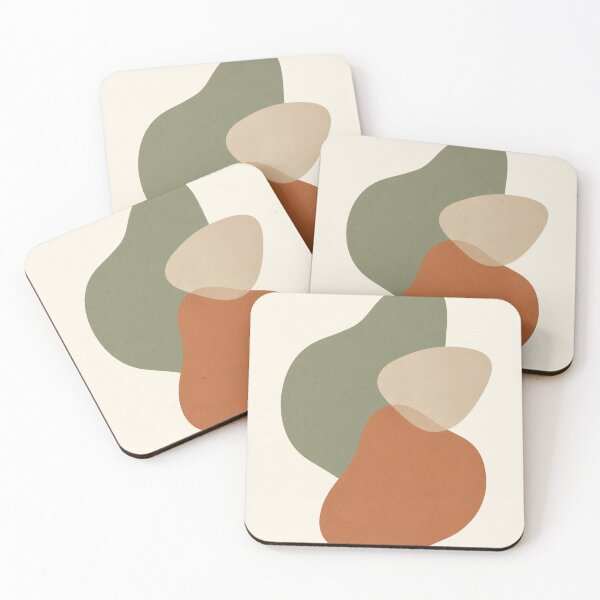 Item preview, Sage and Clay Botanical Forms | Abstract Organic Composition (abstract organic) designed and sold by Zaramodo.