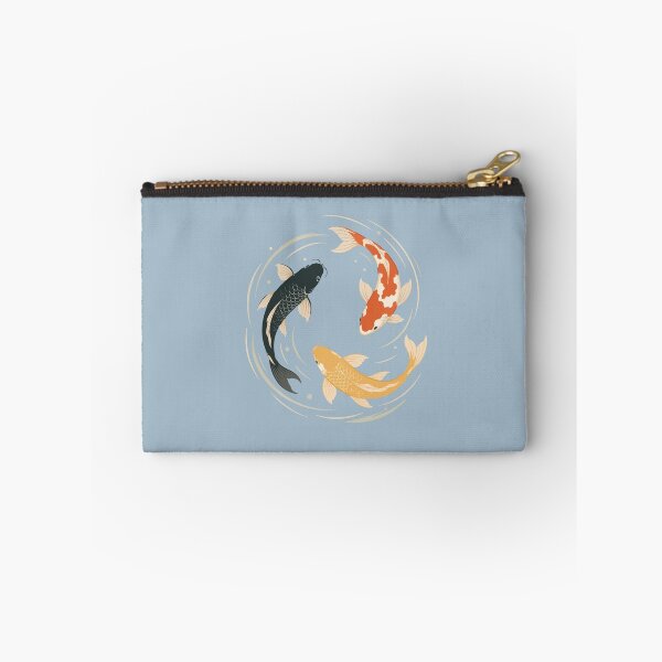 Item preview, Japanese Koi Fish Circle – Three Koi Swimming in Harmony designed and sold by SimplePoDesign.