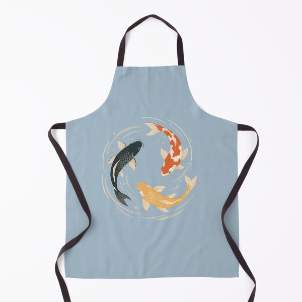 Item preview, Japanese Koi Fish Circle – Three Koi Swimming in Harmony designed and sold by SimplePoDesign.