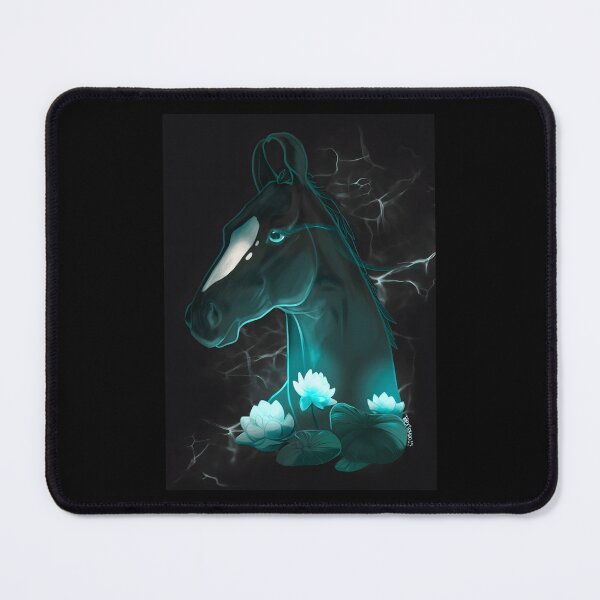 Item preview, Glowing Horse with Water Lilies Art designed and sold by Baby-Care.