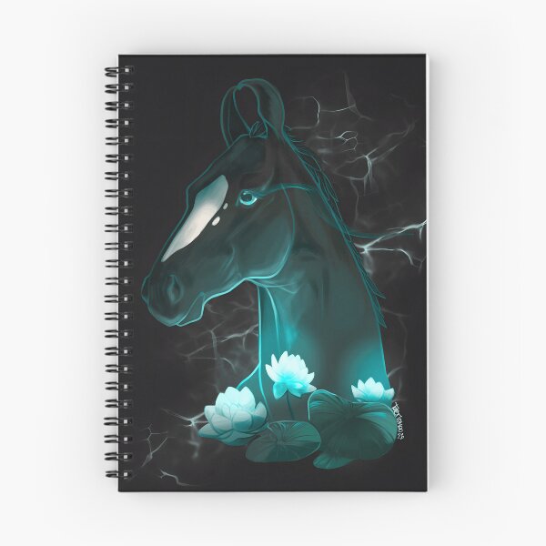 Item preview, Glowing Horse with Water Lilies Art designed and sold by Baby-Care.