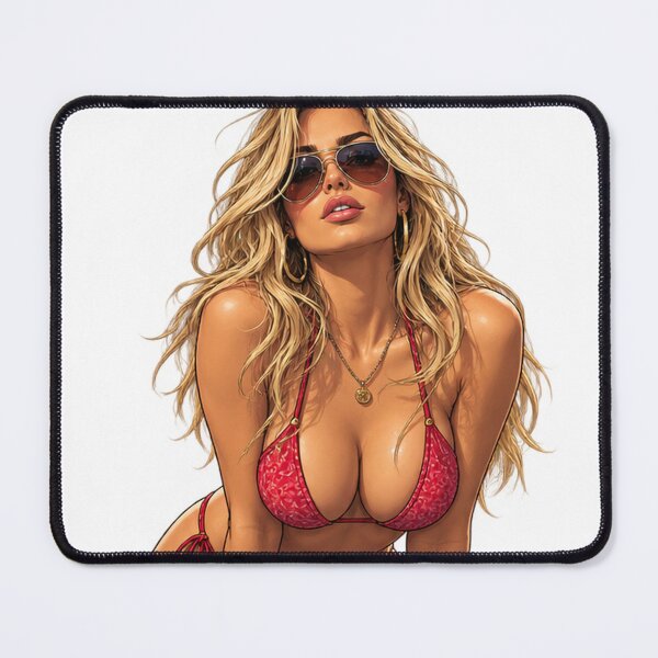 Item preview, Blonde bikini babe designed and sold by Bubbagogos.