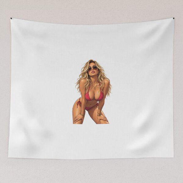 Item preview, Blonde bikini babe designed and sold by Bubbagogos.