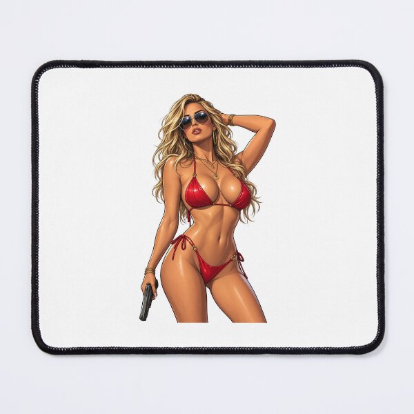 Item preview, Blonde babe in bikini designed and sold by Bubbagogos.