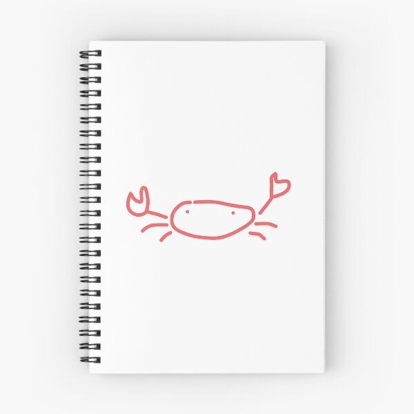 Item preview, Cute Minimalist Red Crab Line Art Drawing designed and sold by AliAltinelArt.