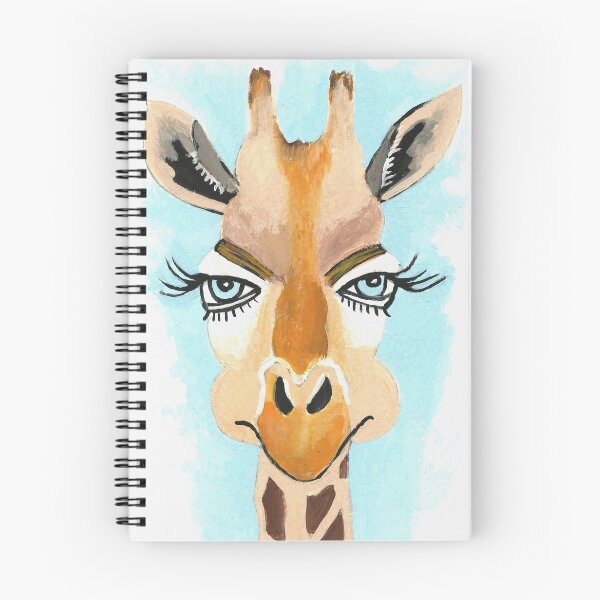 Item preview, Funny Giraffe With Long Eye Lashes designed and sold by Sartoris Art.