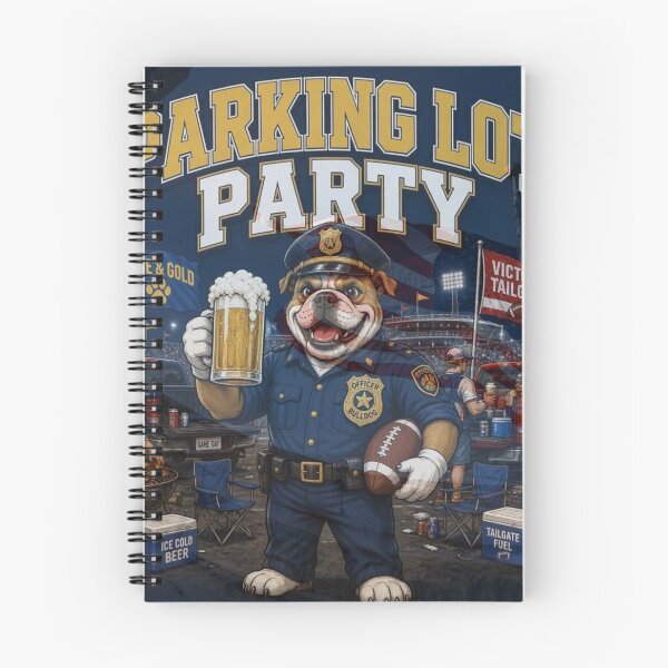 Item preview, Parking Lot Party Funny Bulldog Gameday Tailgate Tee designed and sold by ZestlyStore94.