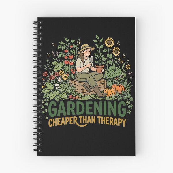 Item preview, Gardening Cheaper Than Therapy Vintage Botanical Art designed and sold by mood-draftsman.