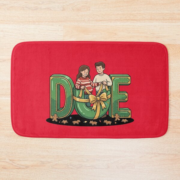 Item preview, Christmas Pregnancy Announcement Due Date designed and sold by Rare By Hero.