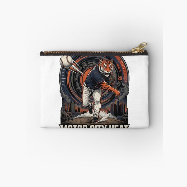 Item preview, Motor City Heat Detroit Baseball Tiger Pitcher Art designed and sold by Pandora´s Box.