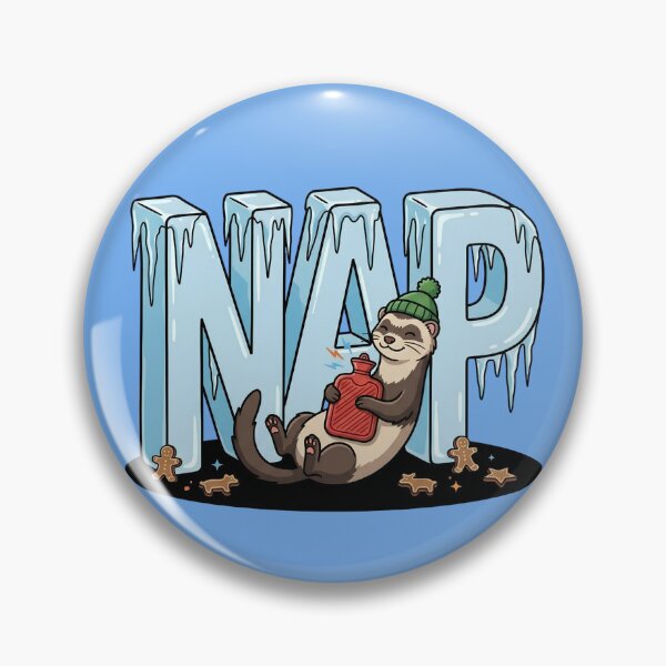 Item preview, Cozy Ferret Napping With A Hot Water Bottle designed and sold by Rare By Hero.