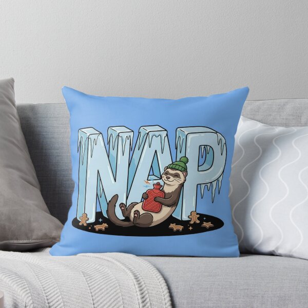 Item preview, Cozy Ferret Napping With A Hot Water Bottle designed and sold by Rare By Hero.
