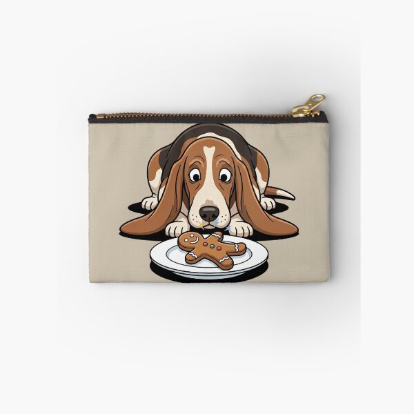 Item preview, Sad Basset Hound And A Gingerbread Man designed and sold by Rare By Hero.