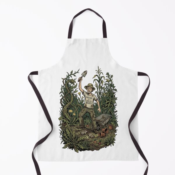 Item preview, Nature Is A Wild Beast Funny Garden Weed Warrior Art designed and sold by mood-draftsman.