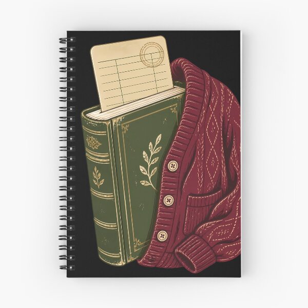 Item preview, Title (required)  Use a descriptive title that explains your work in 4-8 words.  Librarian Core Vintage Book Cardigan Aesthetic designed and sold by Fun2Fentastic.