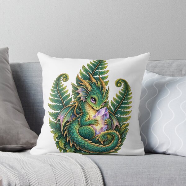 Item preview, Small forest dragon with a glowing crystal designed and sold by SasukiMedia.