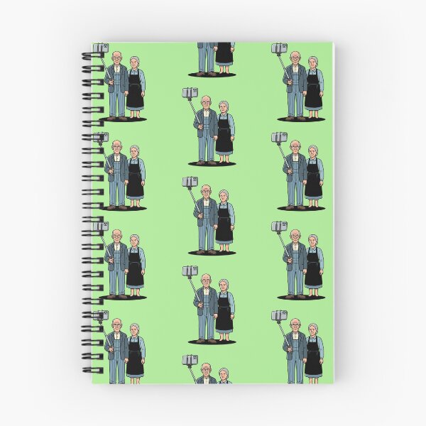 Item preview, American Gothic Takes A Selfie designed and sold by Rare By Hero.