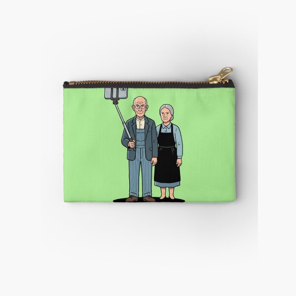 Item preview, American Gothic Takes A Selfie designed and sold by Rare By Hero.