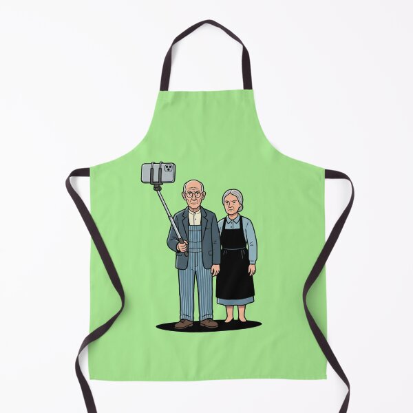 Item preview, American Gothic Takes A Selfie designed and sold by Rare By Hero.