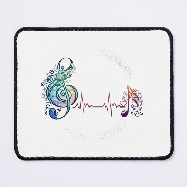 Item preview, Music Heartbeat – Musical Notes & Treble Clef Design designed and sold by StyxIND.