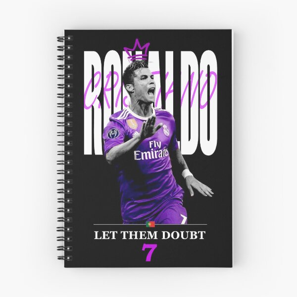 Item preview, Ronaldo 2017 Purple Kit Graphic Tee - Let Them Doubt CR7 designed and sold by Af-RT10.