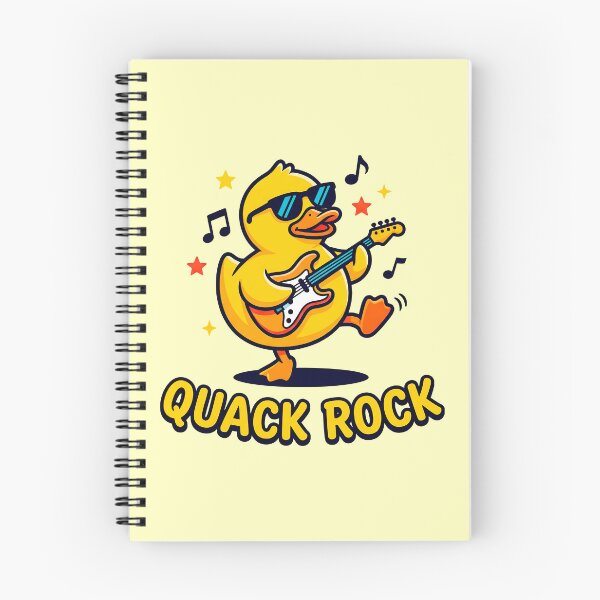 Item preview, Quack Rock Rubber Duck Playing Electric Bass Guitar designed and sold by ThreadRiotTees.