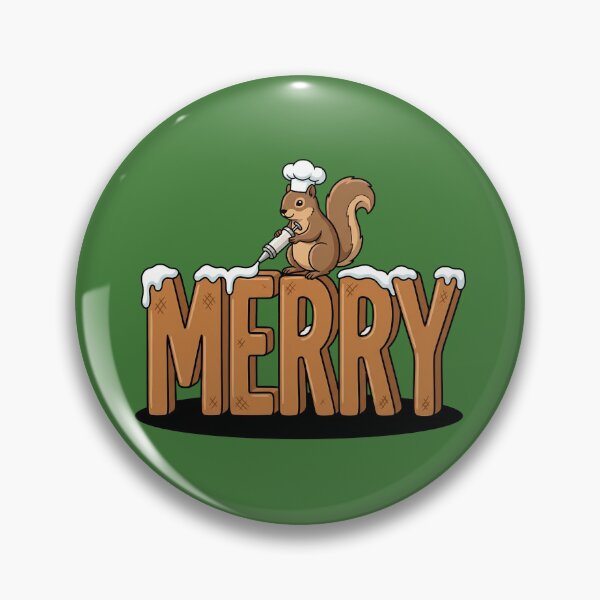 Item preview, Squirrel Baker Decorating Gingerbread designed and sold by Rare By Hero.