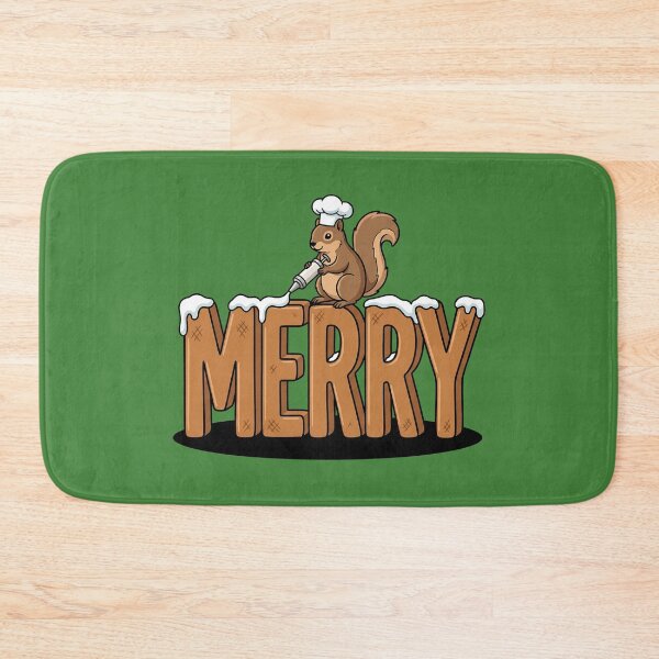 Item preview, Squirrel Baker Decorating Gingerbread designed and sold by Rare By Hero.