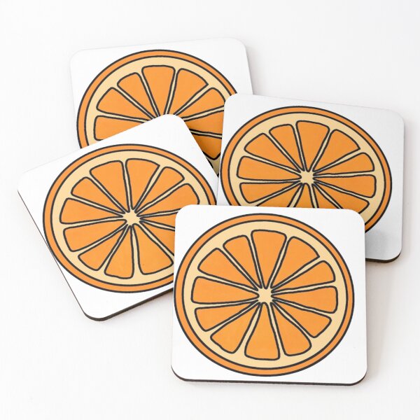 Item preview, Orange slice sticker designed and sold by Stickerspurt.