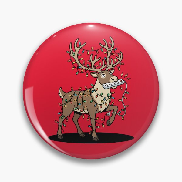 Item preview, Reindeer Tangled In Christmas Lights designed and sold by Rare By Hero.