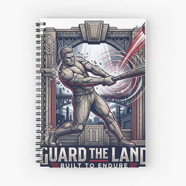 Item preview, Guard The Land Cleveland Baseball Art Deco Statue Art designed and sold by Pandora´s Box.