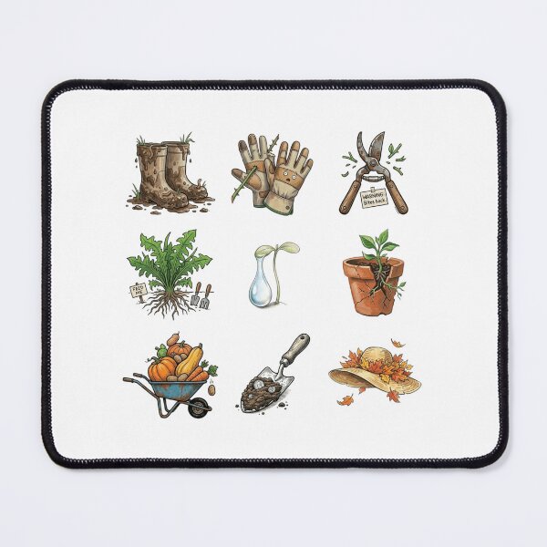 Item preview, Funny Plant Parent Misadventures Gardening Sticker Pack designed and sold by mood-draftsman.