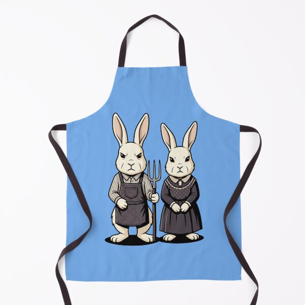 Item preview, American Gothic With Rabbits designed and sold by Rare By Hero.