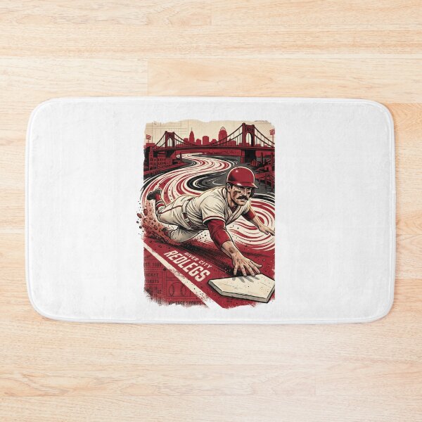 Item preview, River City Redlegs Vintage Baseball Slide Art designed and sold by Pandora´s Box.