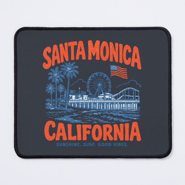 Item preview, Santa Monica Retro City designed and sold by HowToCanadian.