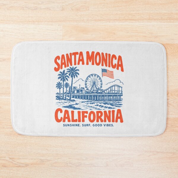 Item preview, Santa Monica Retro City designed and sold by HowToCanadian.